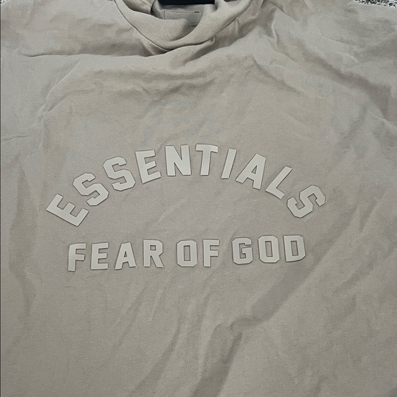 Essentials Short Sleeve Tee - Tan - Picture 3 of 4